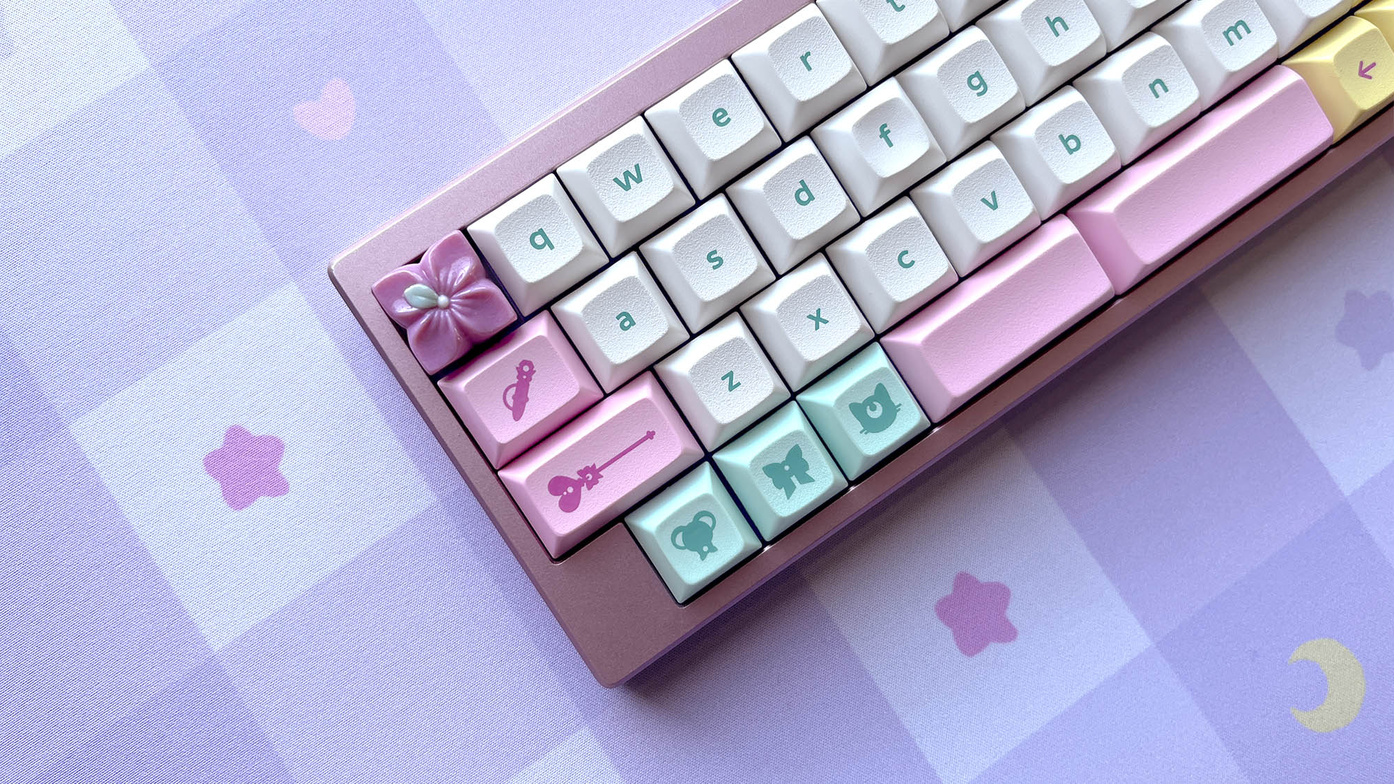 DSA Magic Girl キーキャップ Alphas,TKL,Ortho DSA Magic Girl Keycaps by Mintlodica® ❀ Bring joy to your