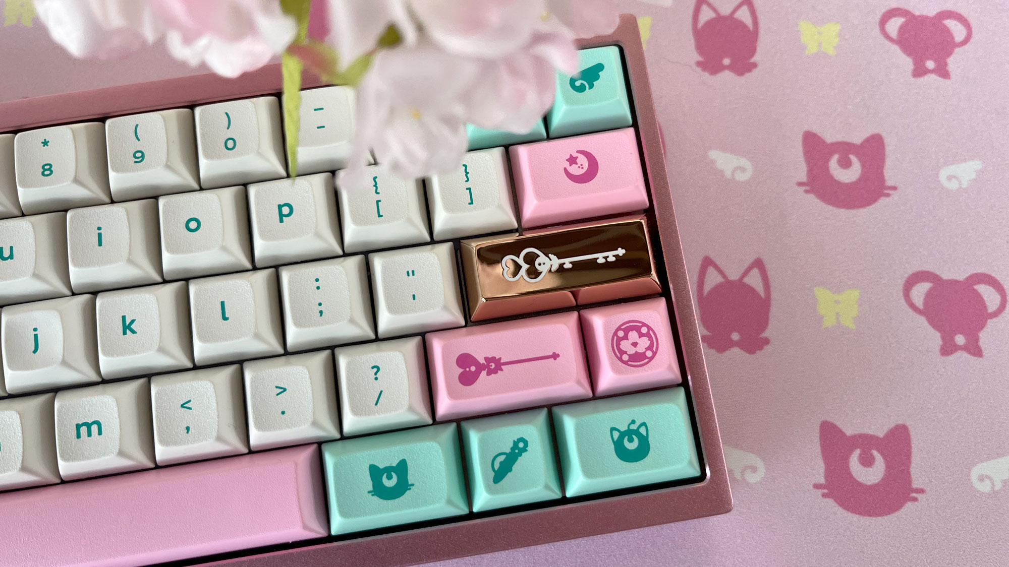 DSA Magic Girl キーキャップ Alphas,TKL,Ortho DSA Magic Girl Keycaps by Mintlodica® ❀ Bring joy to your