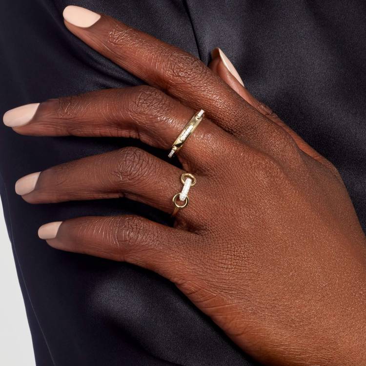 Diamond Bridle Ring – STONE AND STRAND 