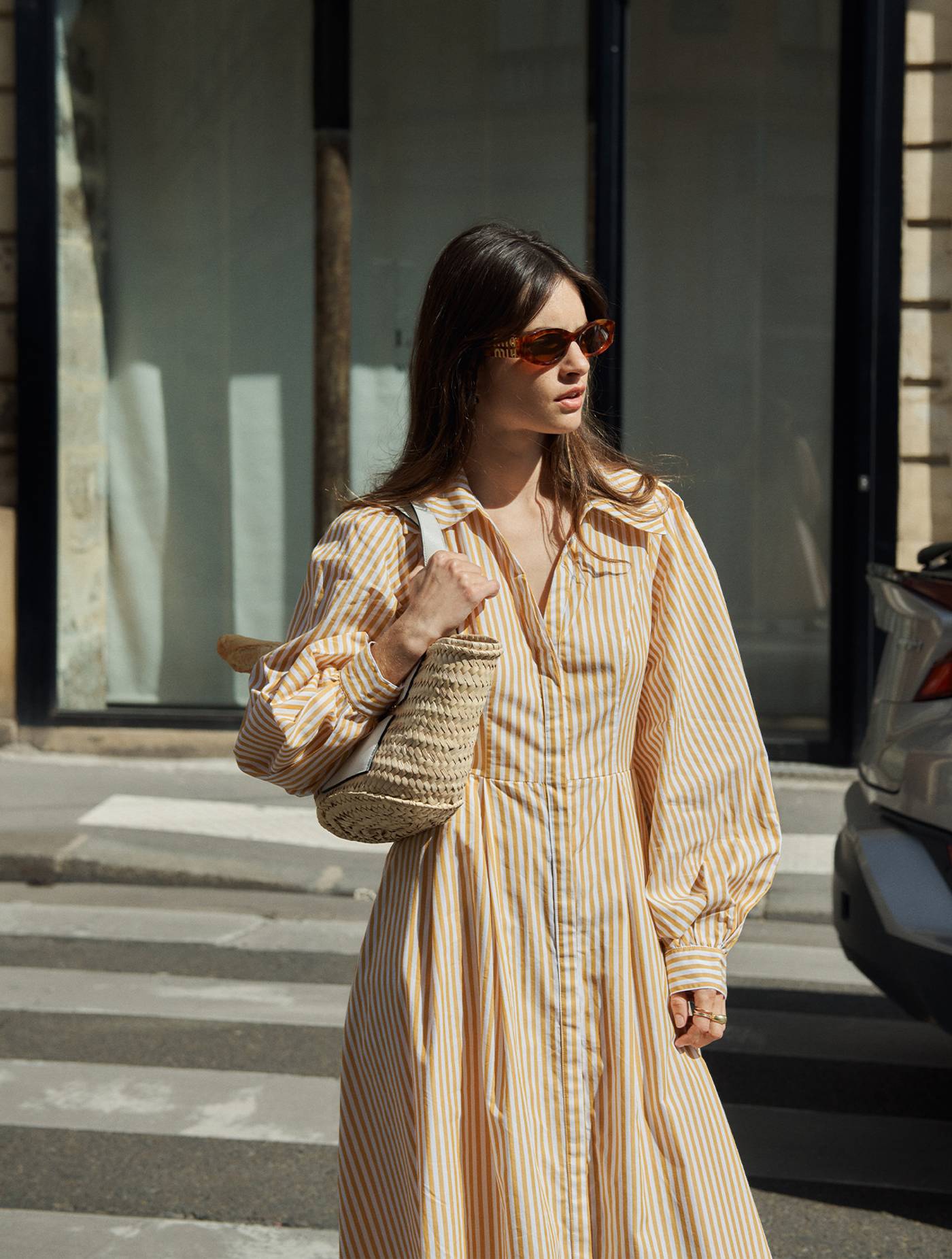 Hazel Dress - Honey Gold