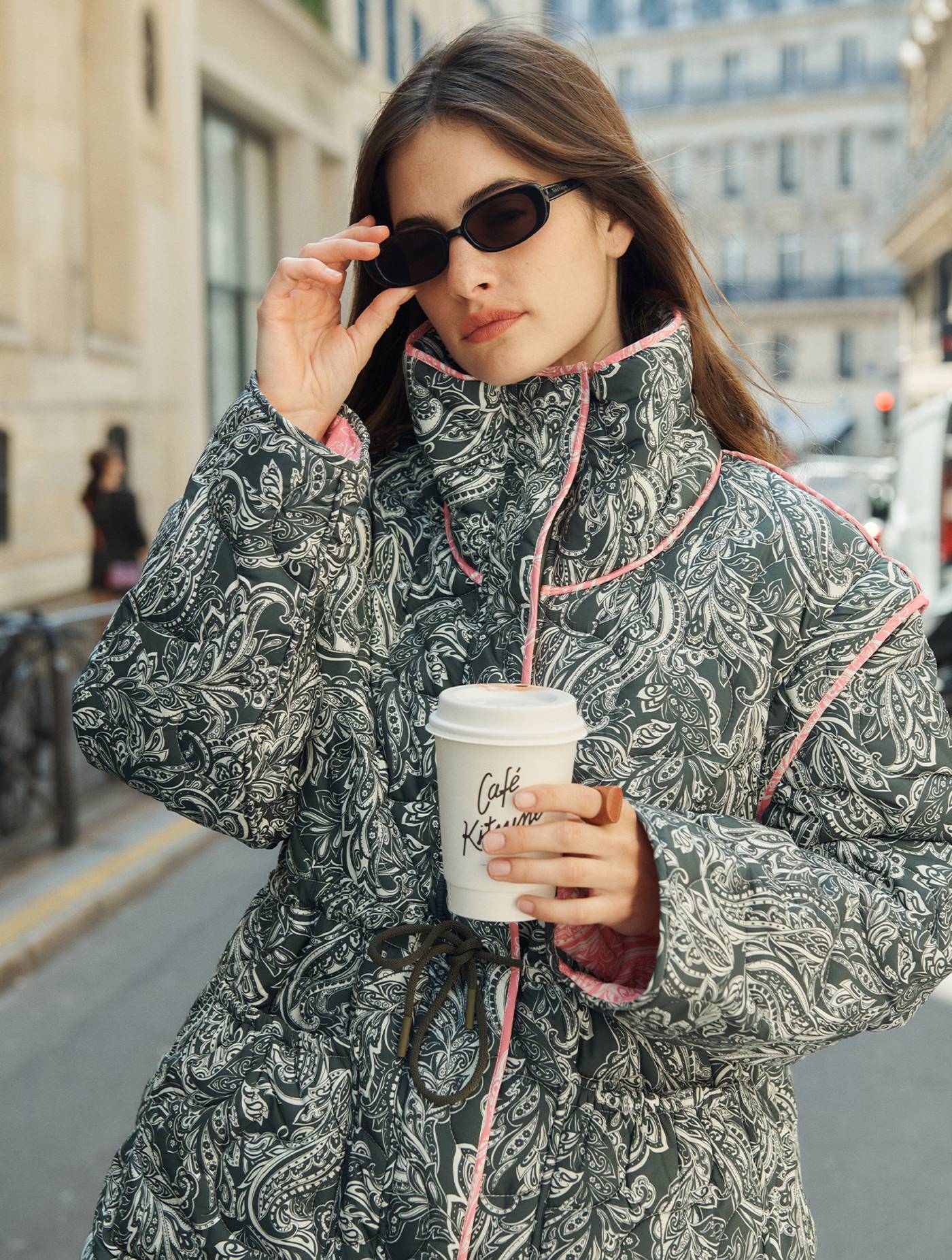 Natalia Jacket - Forest Paisley
