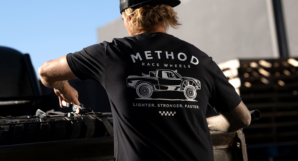 Method Race Truck Tee | Black – AP-T7808 – Method Race Wheels