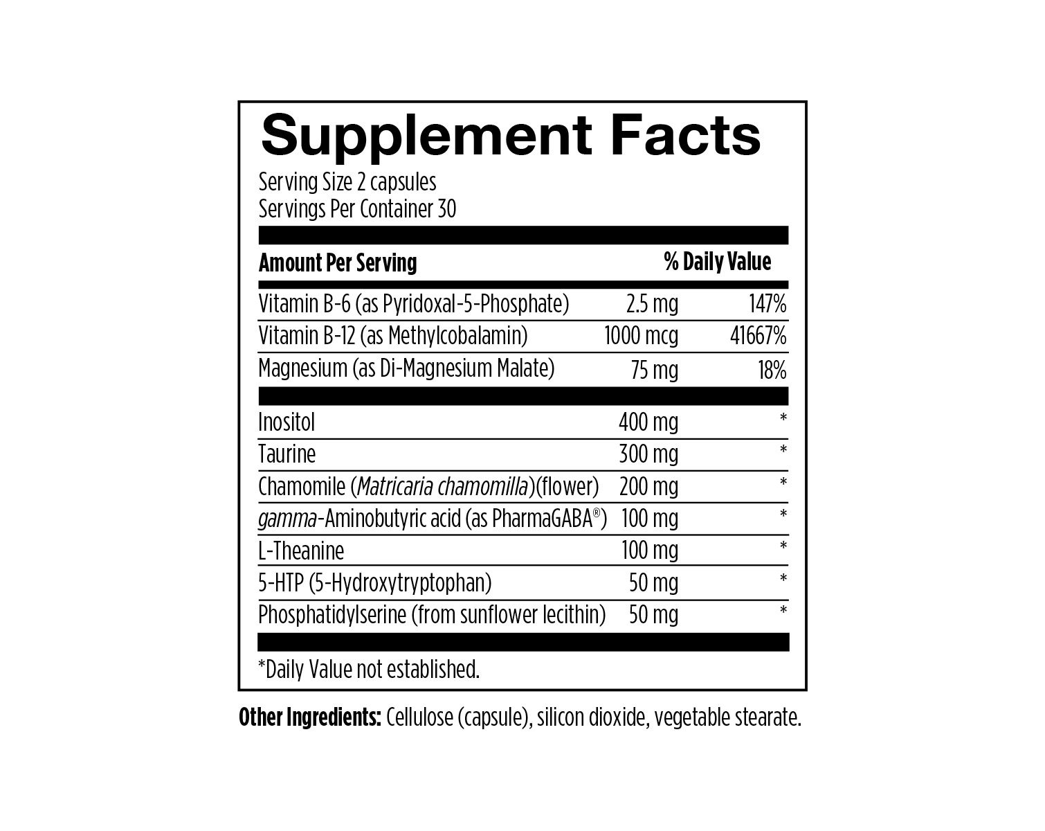 nutrition facts