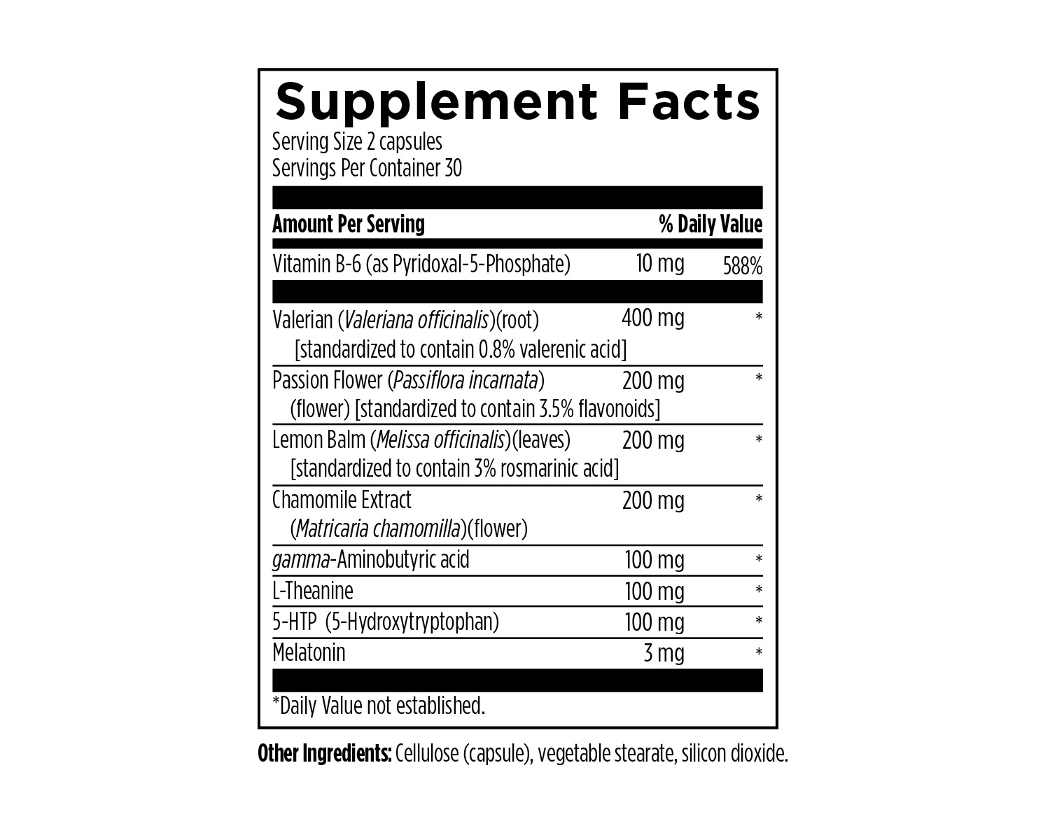 nutrition facts