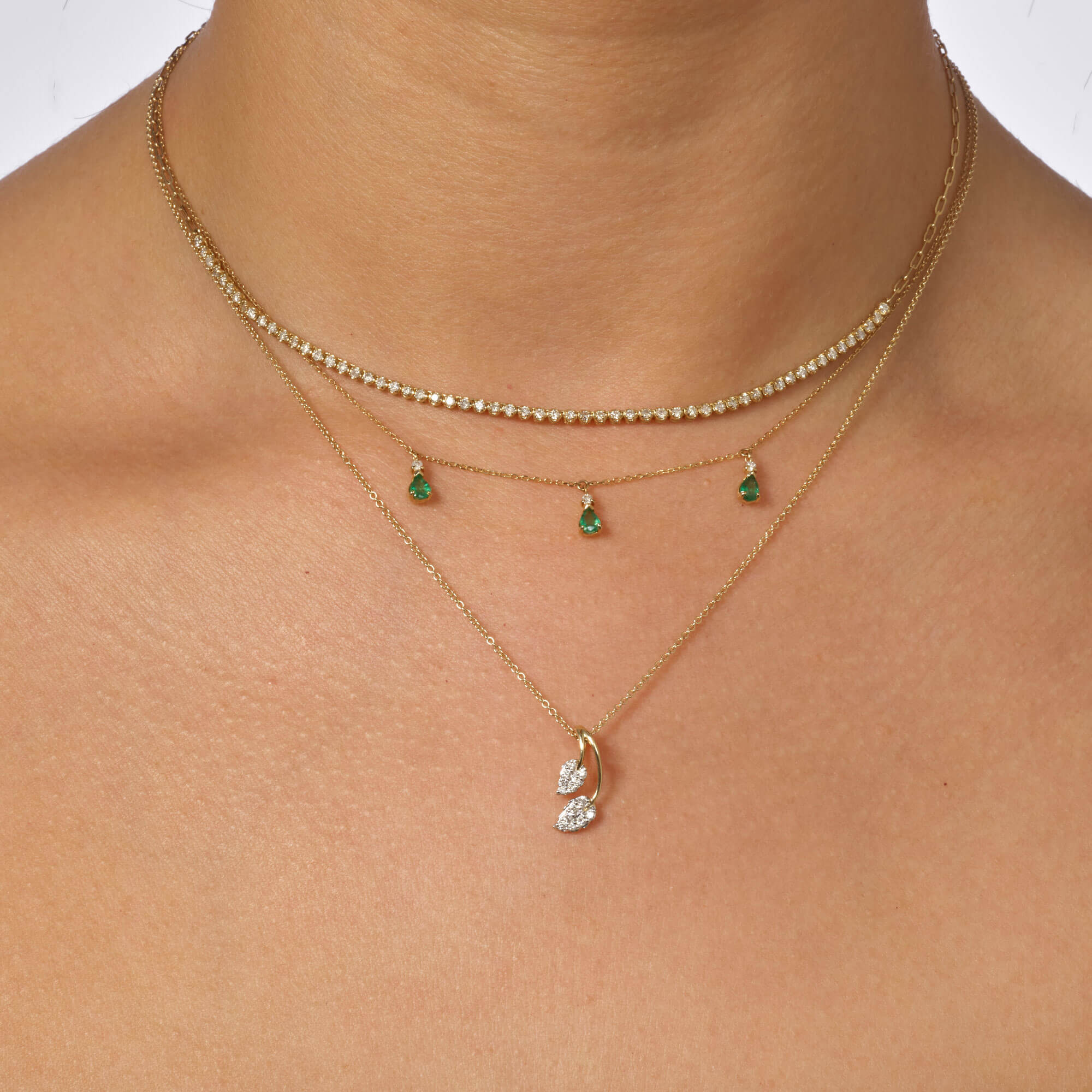 Little Leaf Necklace – STONE AND STRAND