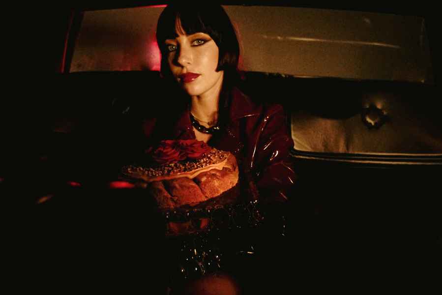 Espresso Dark Chocolate Cake KitEditorial Image of person making cake