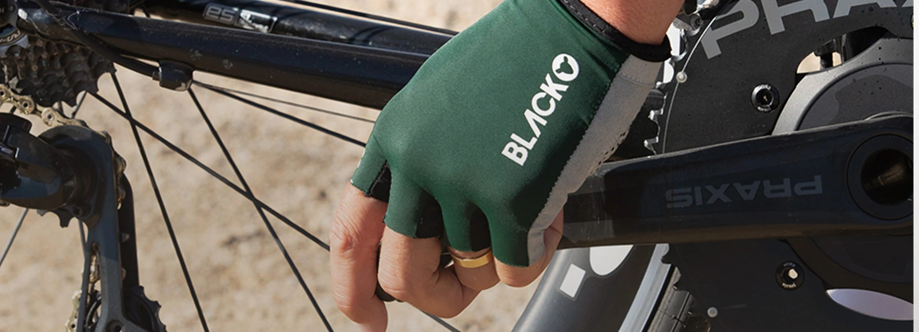 Black Sheep Cycling Essentials Team Glove / Black