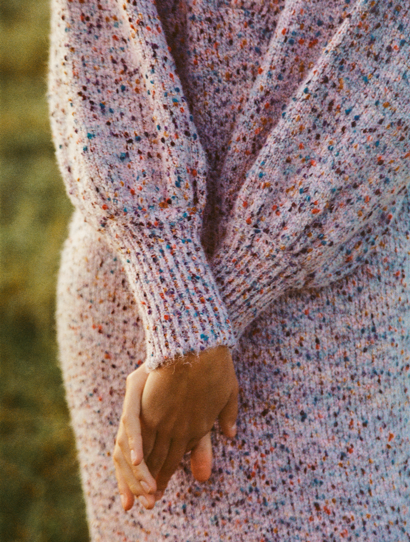Tully Knit Dress - Blush Speckle
