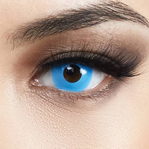 Premium blue color contacts for halloween