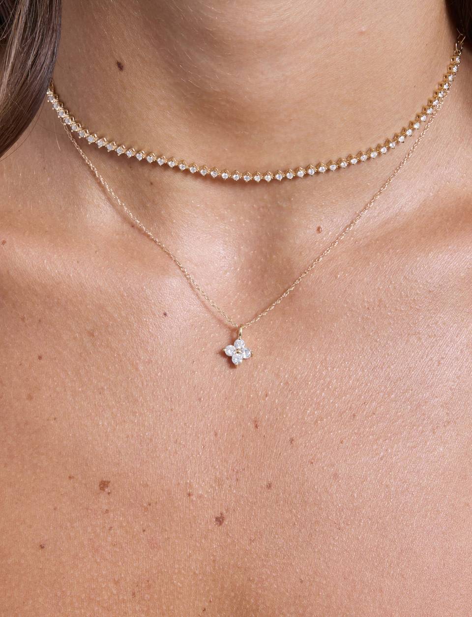 Luckiest Clover Diamond Choker STONE AND STRAND