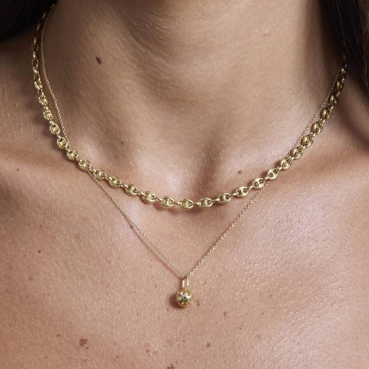Pickle Baller Gold Necklace Pickle Baller Gold Necklace