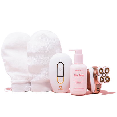 Silky Smooth+ Routine (Lumi + 4D + 2 Gloves + Lotion)