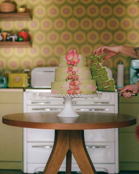 Sunday Baking 3Editorial Image of person making cake