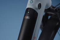 Fully integrated Safe Shield Battery on the RadKick 7-Speed in Artic Blue.