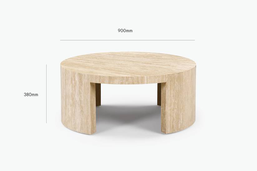 Outdoor Pier Round Coffee Table