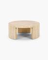 Outdoor Pier Round Coffee Table
