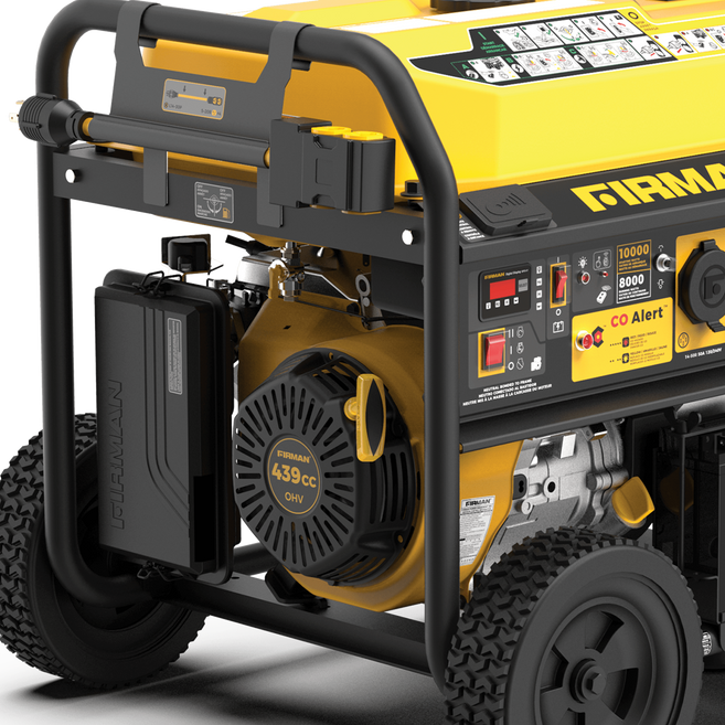 Gas Portable Generator 10000W Remote Start 120 240V with CO alert