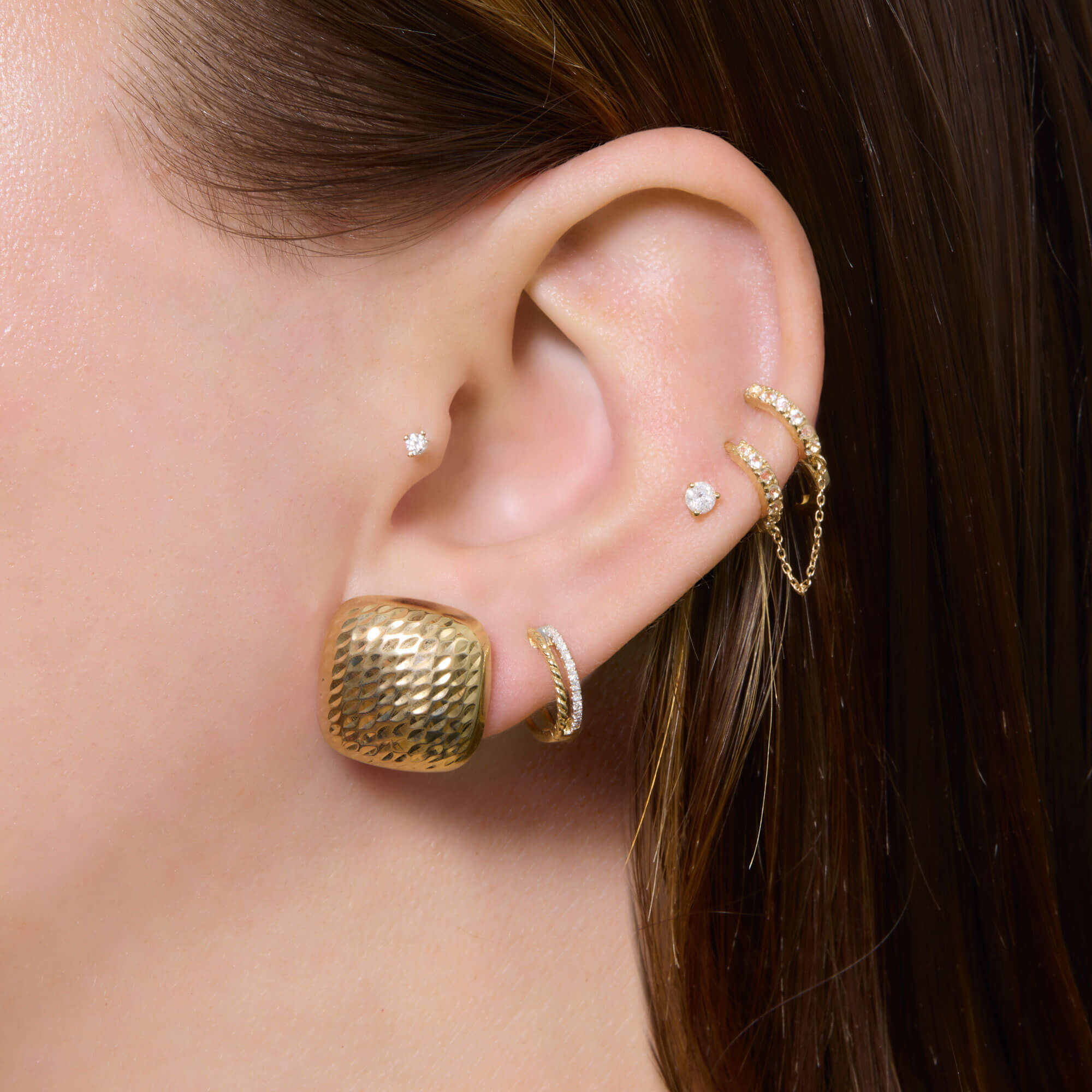 Bond Oversized Earrings – STONE AND STRAND