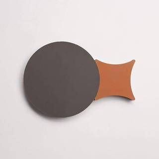 cement | pavimenti | sofia charcoal circle + flowerpot losange (bundle)