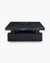 Nero Marquina Rocco Square Coffee Table