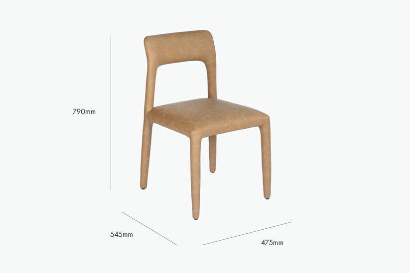 Tan Stark Dining Chair