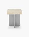 Zaha Travertine Side Table
