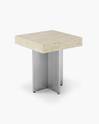 Zaha Travertine Side Table