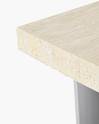 Zaha Travertine Side Table