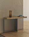Zaha Travertine Console