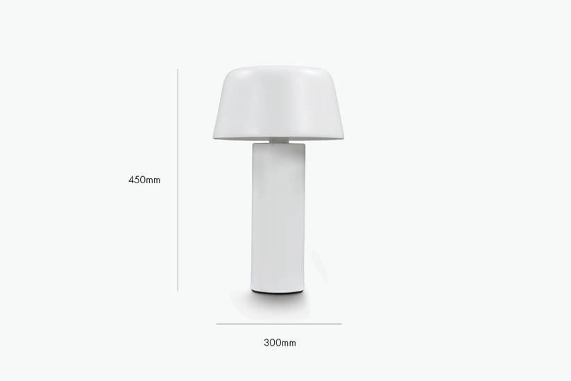 Blanc Stellara Table Lamp