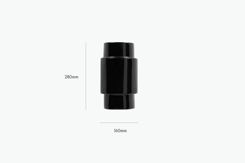 Black Vertex Wall Sconce