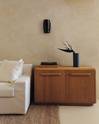 Black Vertex Wall Sconce