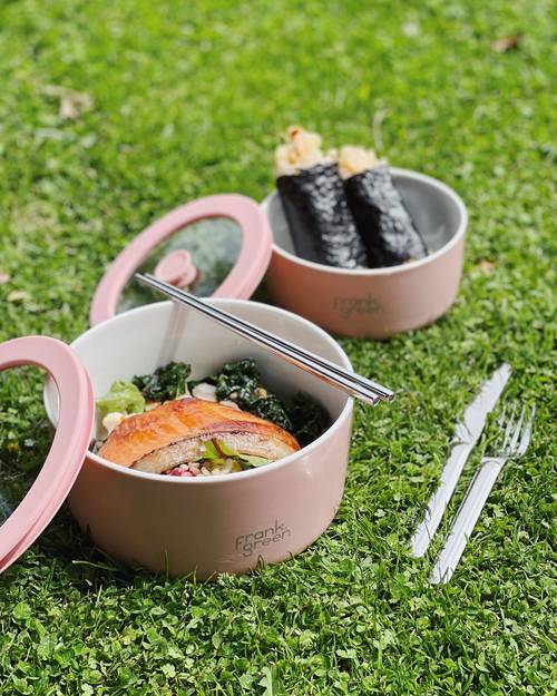 Porcelain Bowl with Glass Lid - 1,500ml