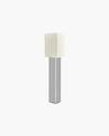 Raw Linen Shade Prism Floor Lamp
