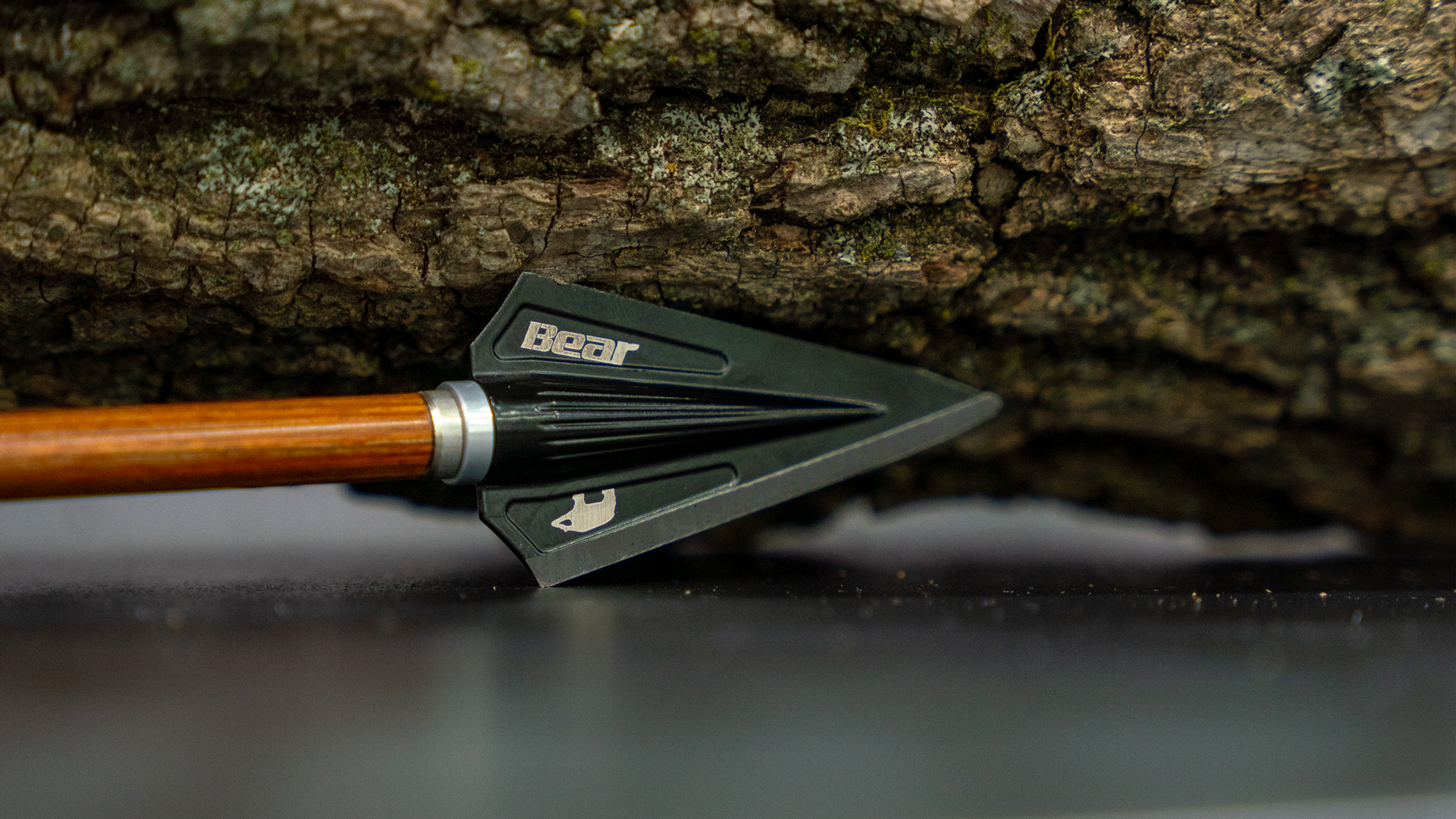 Close up of Bear Archery Razorhead Single Bevel Broadhead