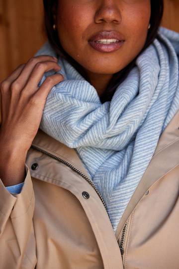 Bayside Herringbone Shawl