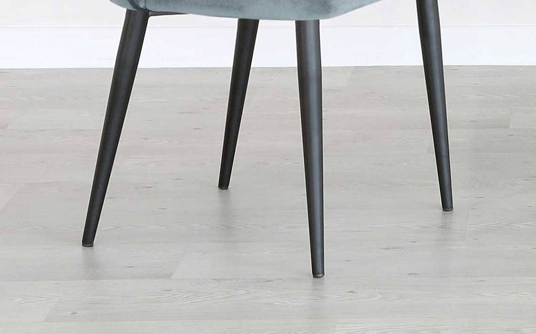 Serena Blue Grey Velvet Dining Chair by