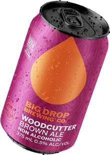 A pack image of Big Drop's Woodcutter Brown Ale