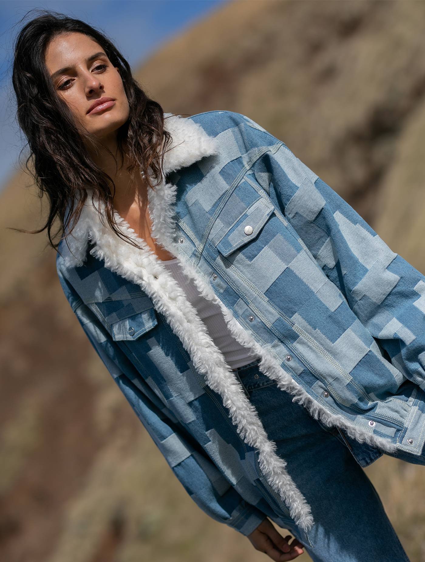 Lumina Jacket - Denim Patch