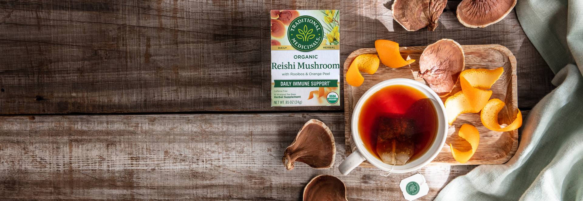 Reishi Mushroom with Rooibos & Orange Peel