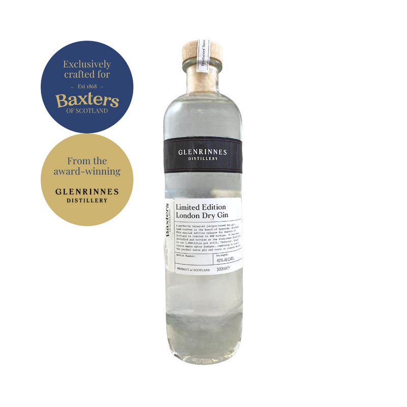 Baxters of Scotland Limited Edition London Dry Gin