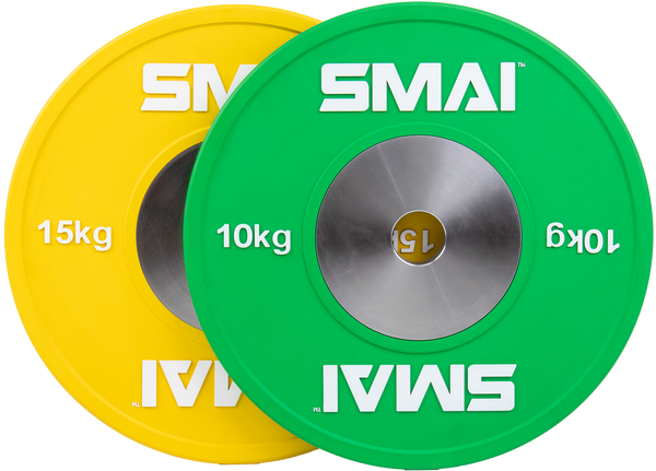 Competition Bumper Plate Set with Barbell - 50kg