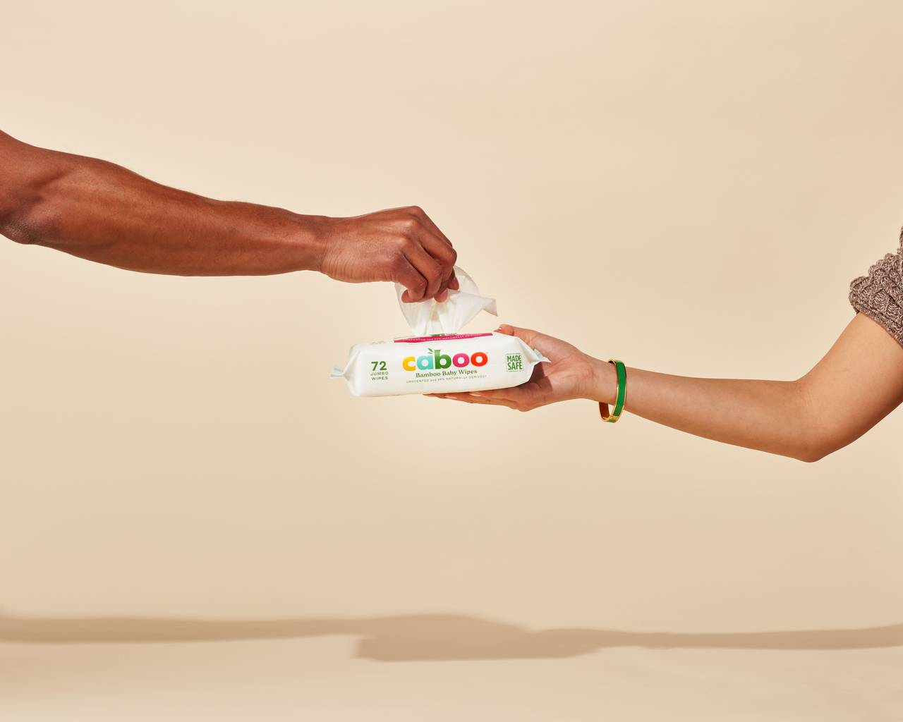 Caboo 100% Tree-less Paper Towels, 2x75ct