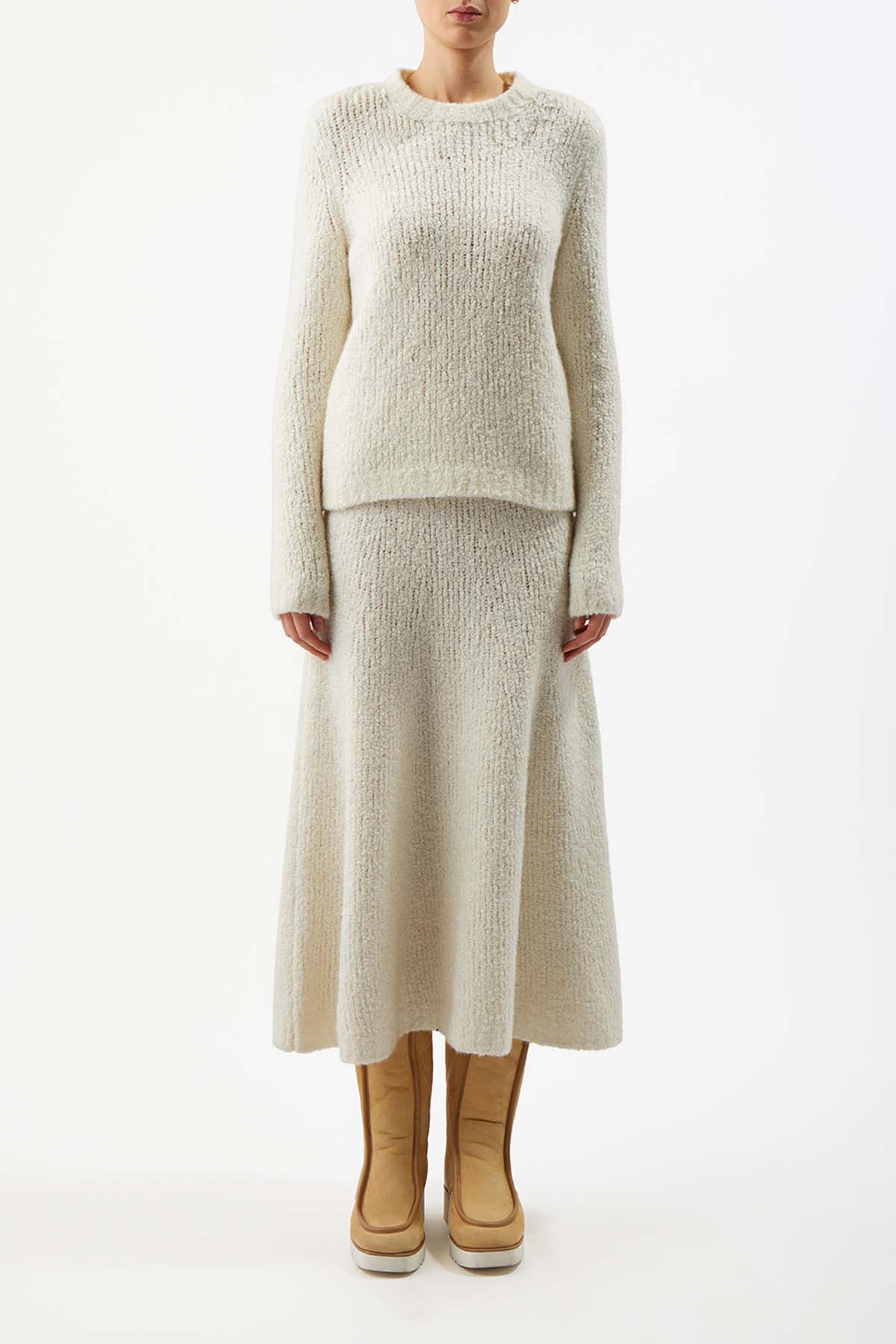 Pull En Soie Et Cachemire Gabriela Hearst - Orné De Perles - Taille S - Occasion Parfait état