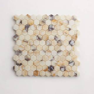 clé calacatta viola | hex mosaic sheet 