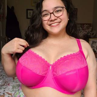 Adella Athena Full Cup Side Support Bra Hot Pink as worn by @janineaam