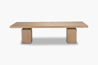Snow Elm Bossi Rectangular Dining Table
