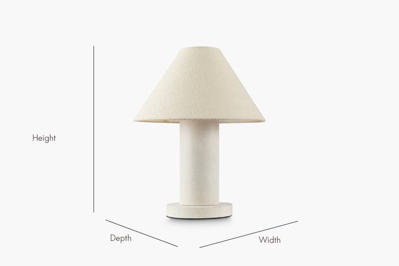 Natural Linen Paton Table Lamp