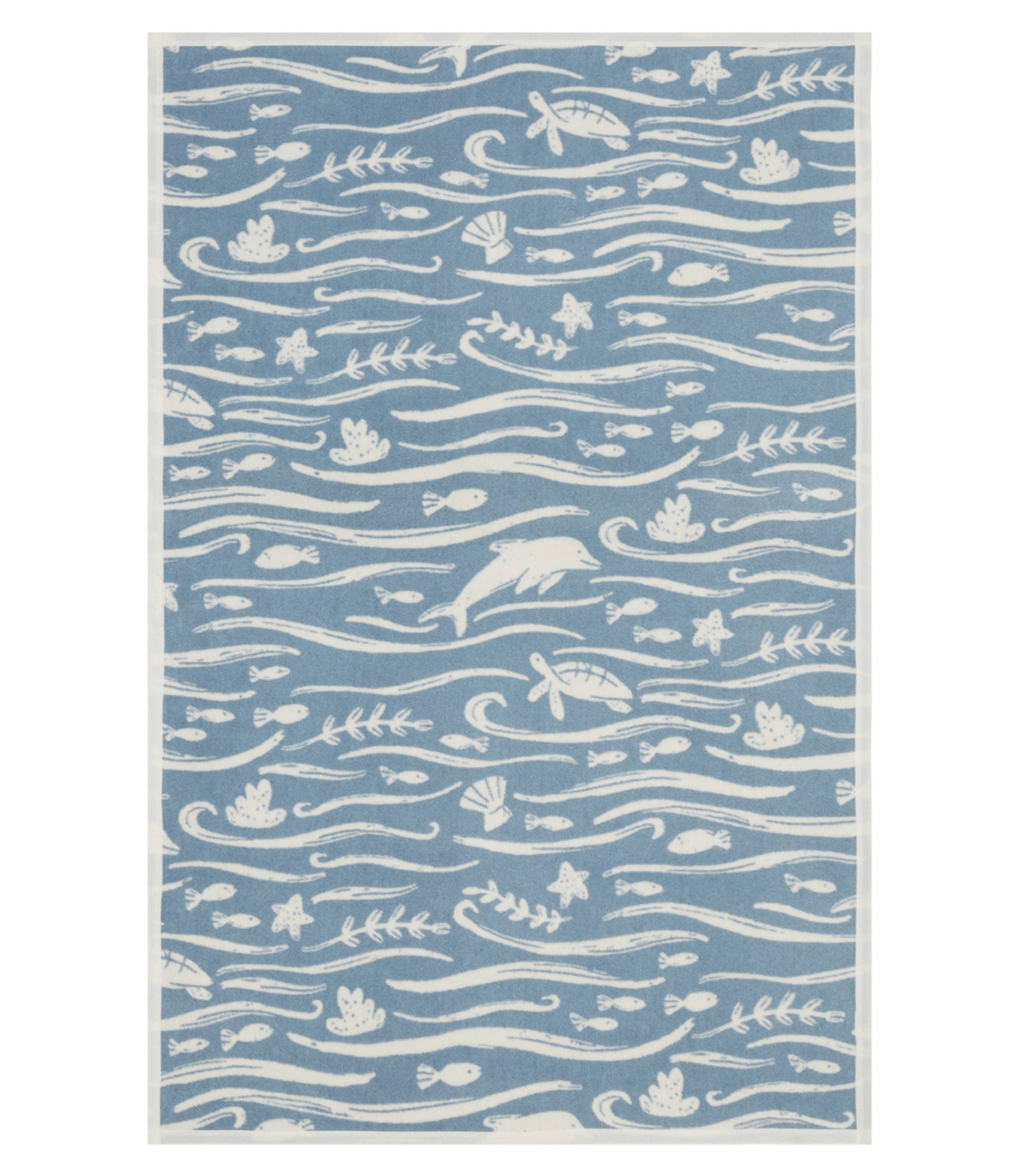 Harborview Herringbone Cream Blanket