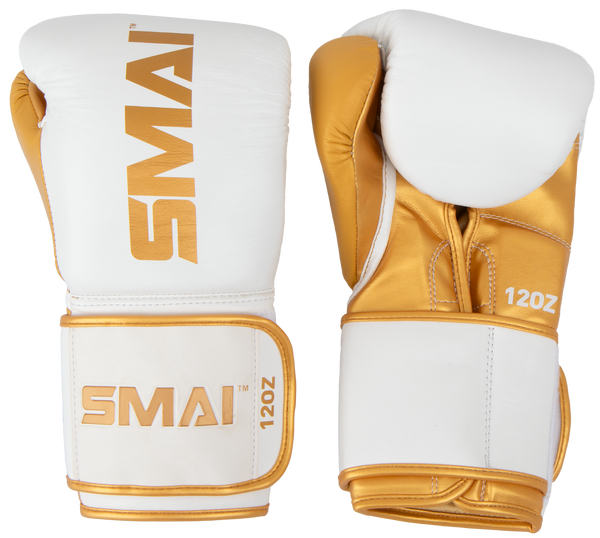 ProGuard White/Gold Boxing Glove